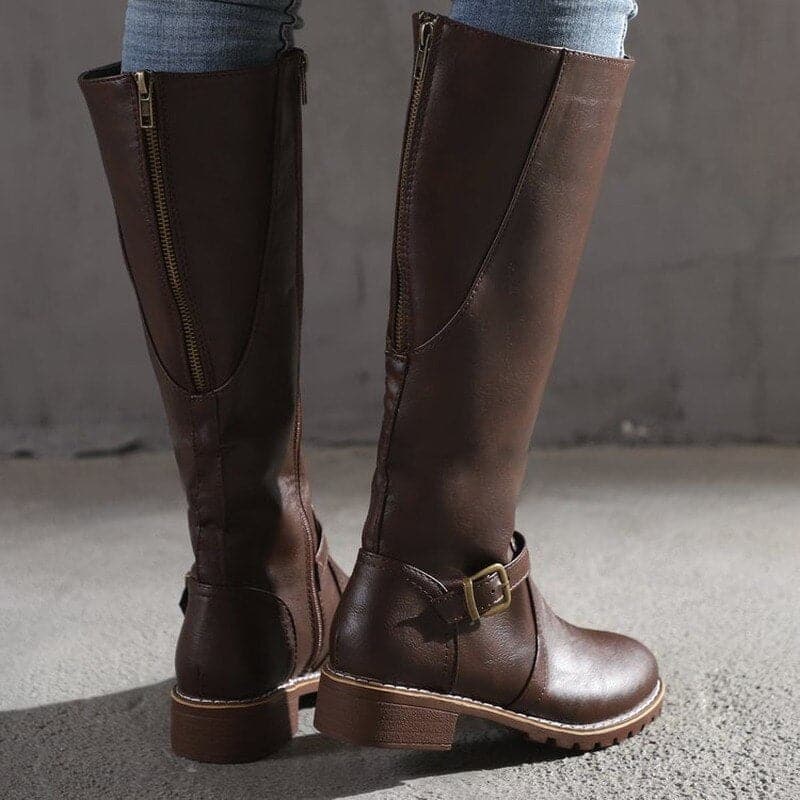 Marly - Lässige Stiefeletten mit Zier-Schnalle für Damen