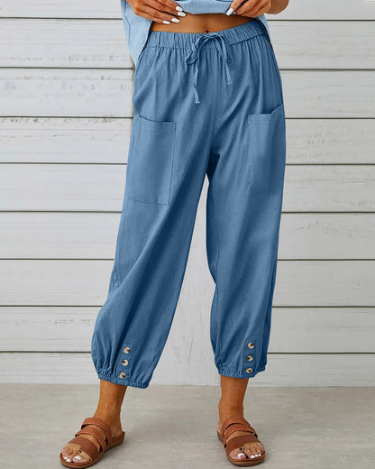 Camila- Modische Bequeme Hose mit Hoher Taille