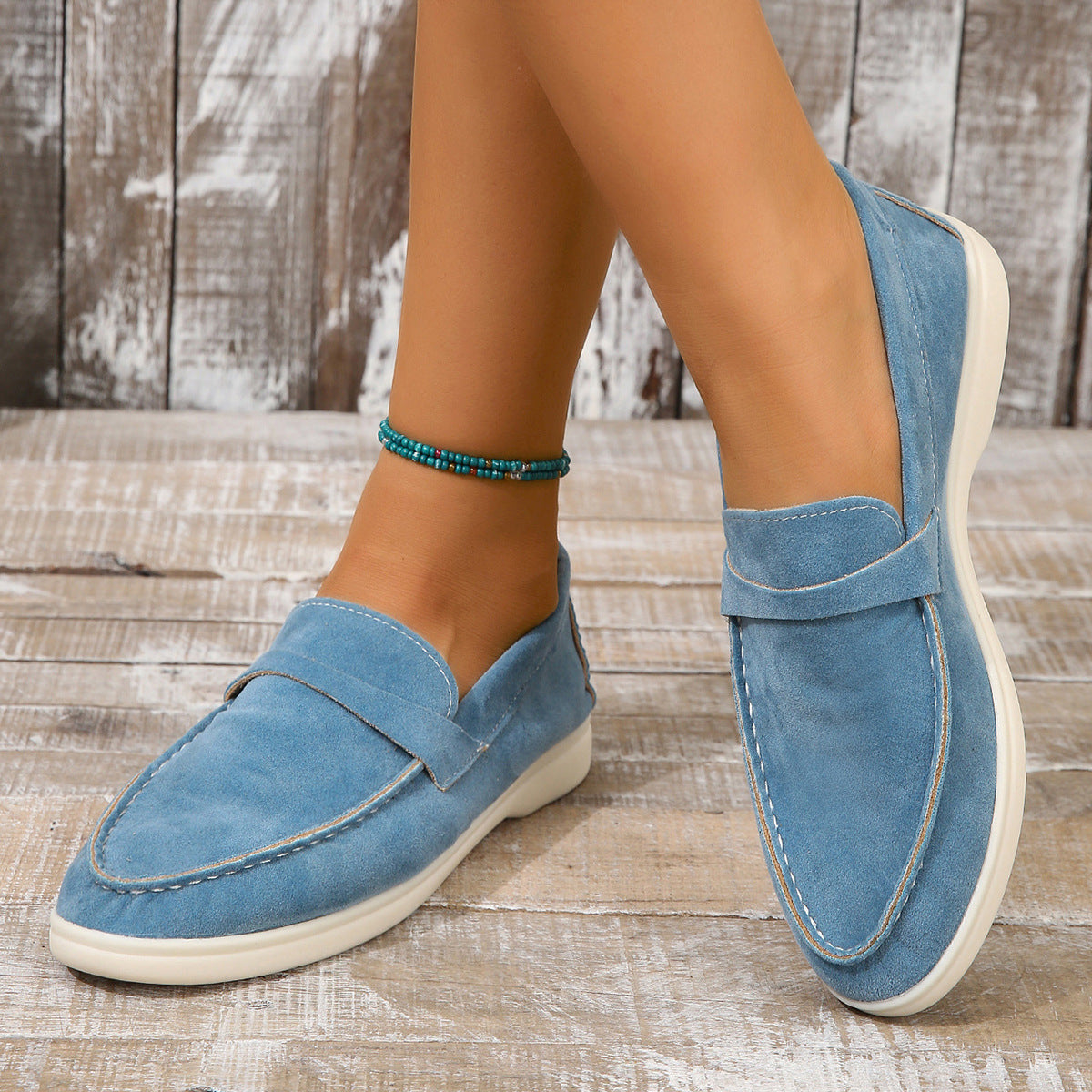 Yasmine - Klassische Wildlederschuhe für Damen