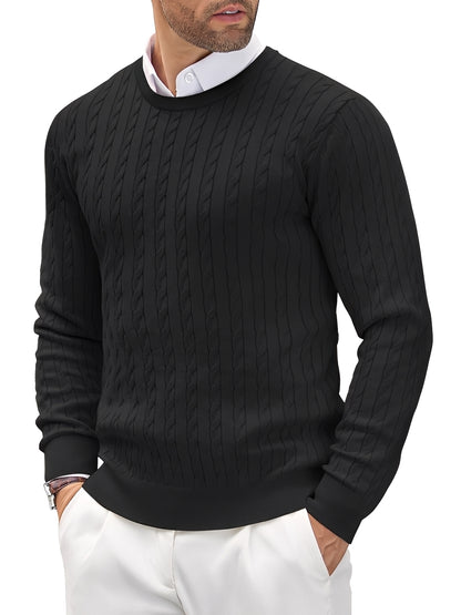 Romilly - Lässiger, schmal geschnittener Strickpullover für Herren