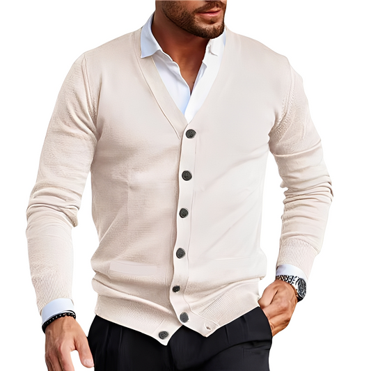 Kyler - Eleganter Cardigan mit Knopfleiste für Herren