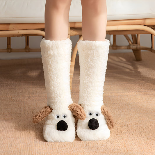 Krystelle - Stilvolle, süße, warme Bodensocken für Damen