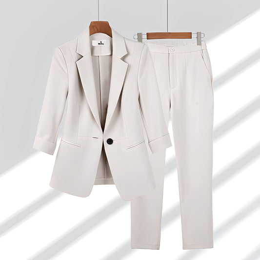 Andrea - Elegantes Blazer- und Hosen-Set für Damen