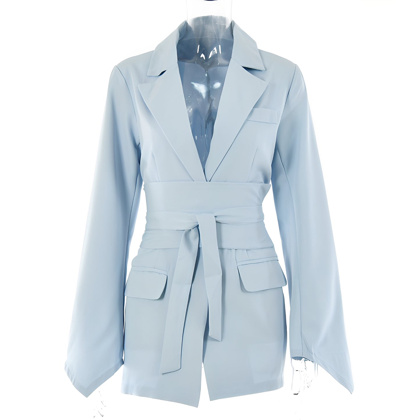 Malvina - Casula Anzugblazer mit Gürtel für Damen