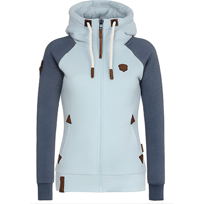 Elinor - Bequemer Kapuzenpullover mit Reißverschluss für Damen