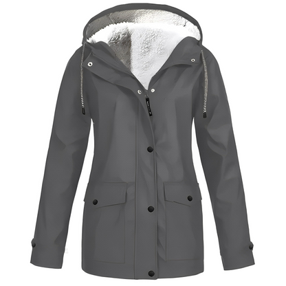 Sherlyn - Outdoor-Kapuzenmantel mit Fleecefutter für Damen