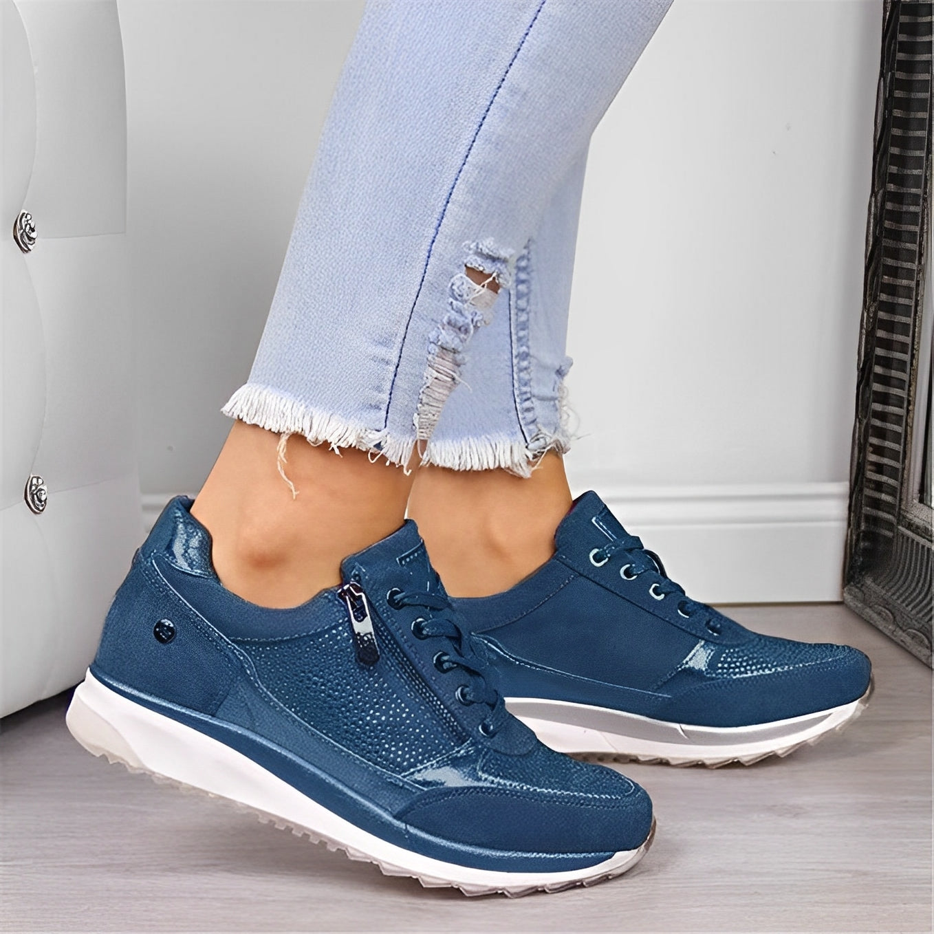 Shannon - Stilvolle Schuhe mit Reißverschluss für Damen