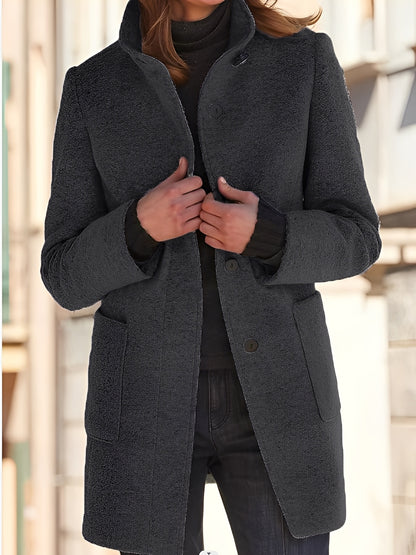 Michele - Winddichter Wollmantel für Damen