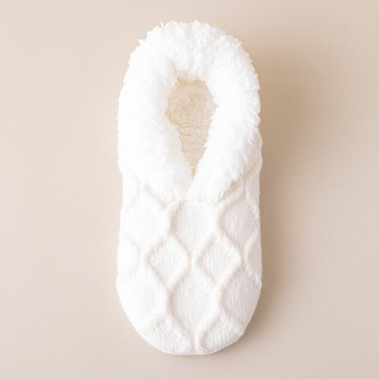 Shyanne - Warme, kurze, flauschige Hausschuhe für Damen