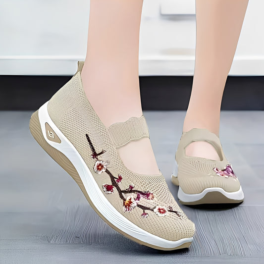 Jazmin - Lässige, atmungsaktive Schuhe mit Stickerei für Damen