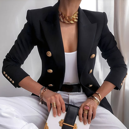 Shelley - Lässiger Blazer mit Knöpfen für Frauen