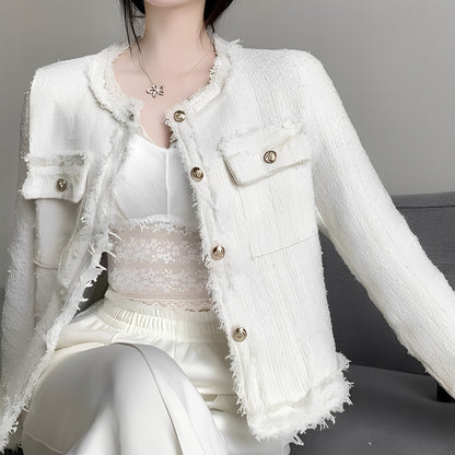 Rexanne - Modische kurze Jacke mit Taschen für Damen