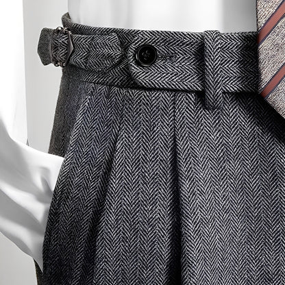 Osbert - Lässige Tweed-Wollhose für Herren