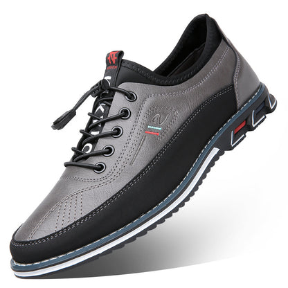 Aaron - Lässige rutschfeste Ledersneaker für Herren