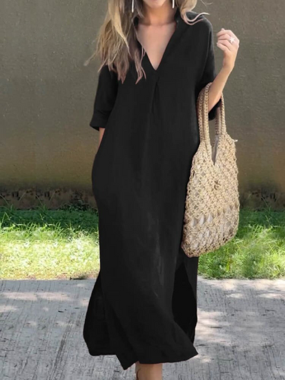 Brigittel - Damenlanges Kleid