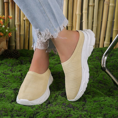 Malani - Moderne Slip-On-Sneaker mit Keilabsatz für Damen