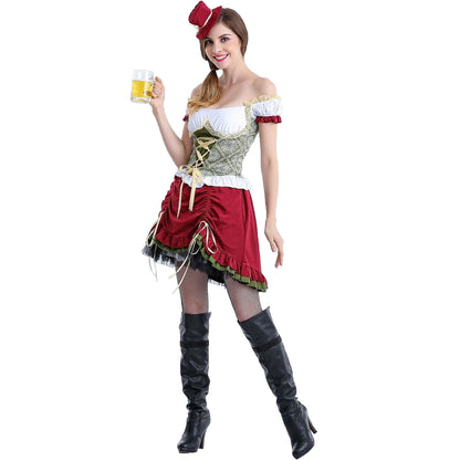 Katelyn - Modisches, schlankes Oktoberfest-Dirndlkleid für Damen
