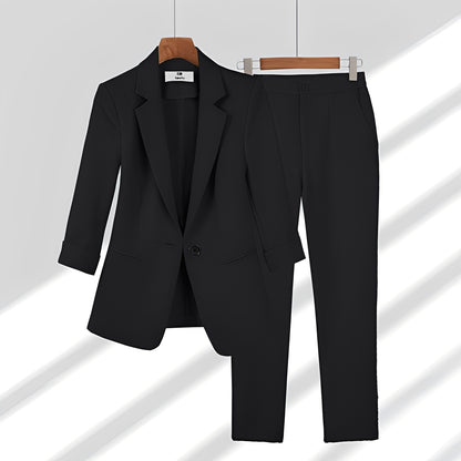 Andrea - Elegantes Blazer- und Hosen-Set für Damen