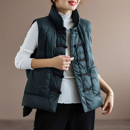 Daphne - Ärmellose Daunenjacke mit Taschen für Damen