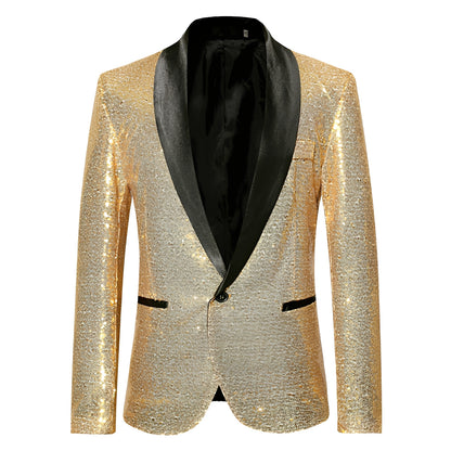 Jerome - Klassischer, stilvoller Paillettenblazer für Herren