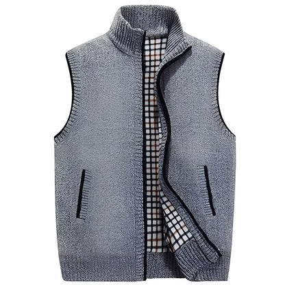 Shaw - Klassische Strickjacke mit Futter für Herren