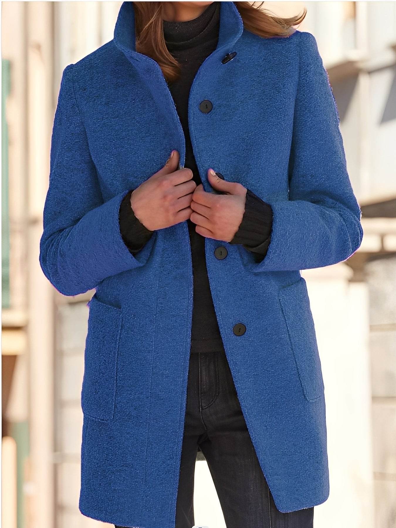 Julissa - Warmer Wintermantel für Damen mit Taschen