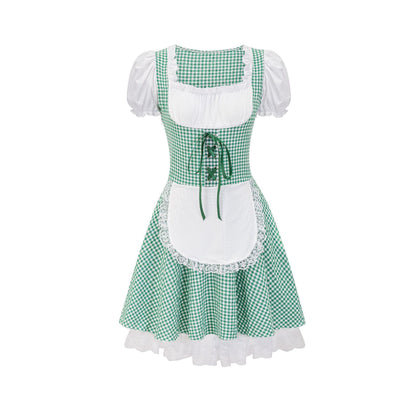 Miriam - Klassisches kariertes Oktoberfestkleid für Damen