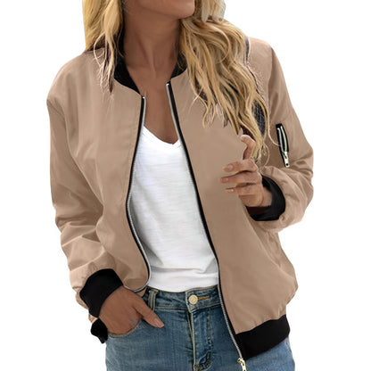 Vanessa - Stilvolle Bomberjacke mit Reißverschluss für Damen