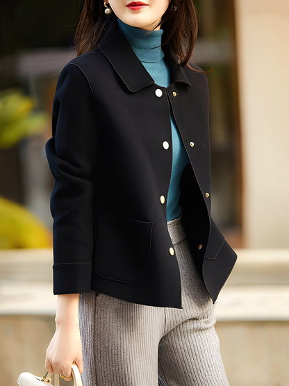 Meade - Elegante, warme Button-Down-Jacke für Damen