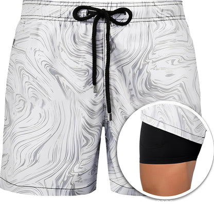 Edric - Stilvolle bedruckte Badeshorts für Herren