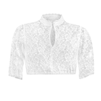 Rozanne - Spitzen-Oktoberfest-Dirndlbluse für Damen
