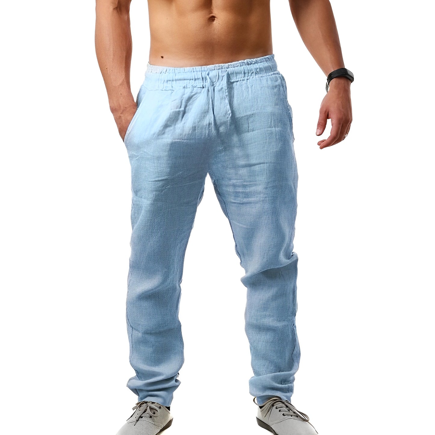 Chandler - Casula lockere Sommerleinenhose für Herren