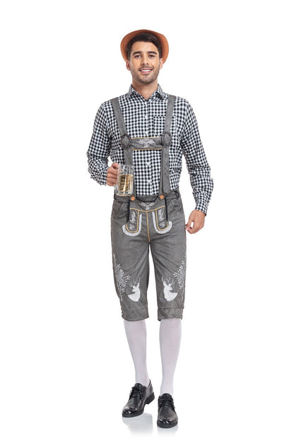 Nowell - Stilvolles kariertes Oktoberfest-Hemd für Herren