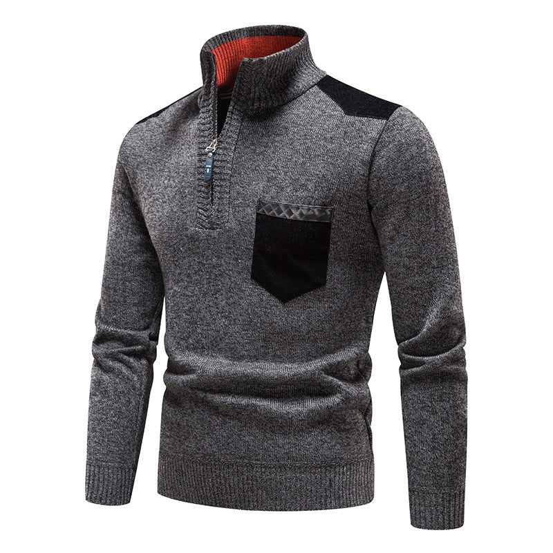 Kevin - Moderner Plüschwollpullover für Herren