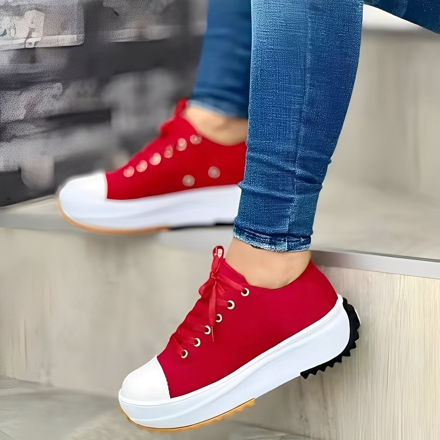 Mellony - Lässige Schuhe mit dicken Sohlen für Damen