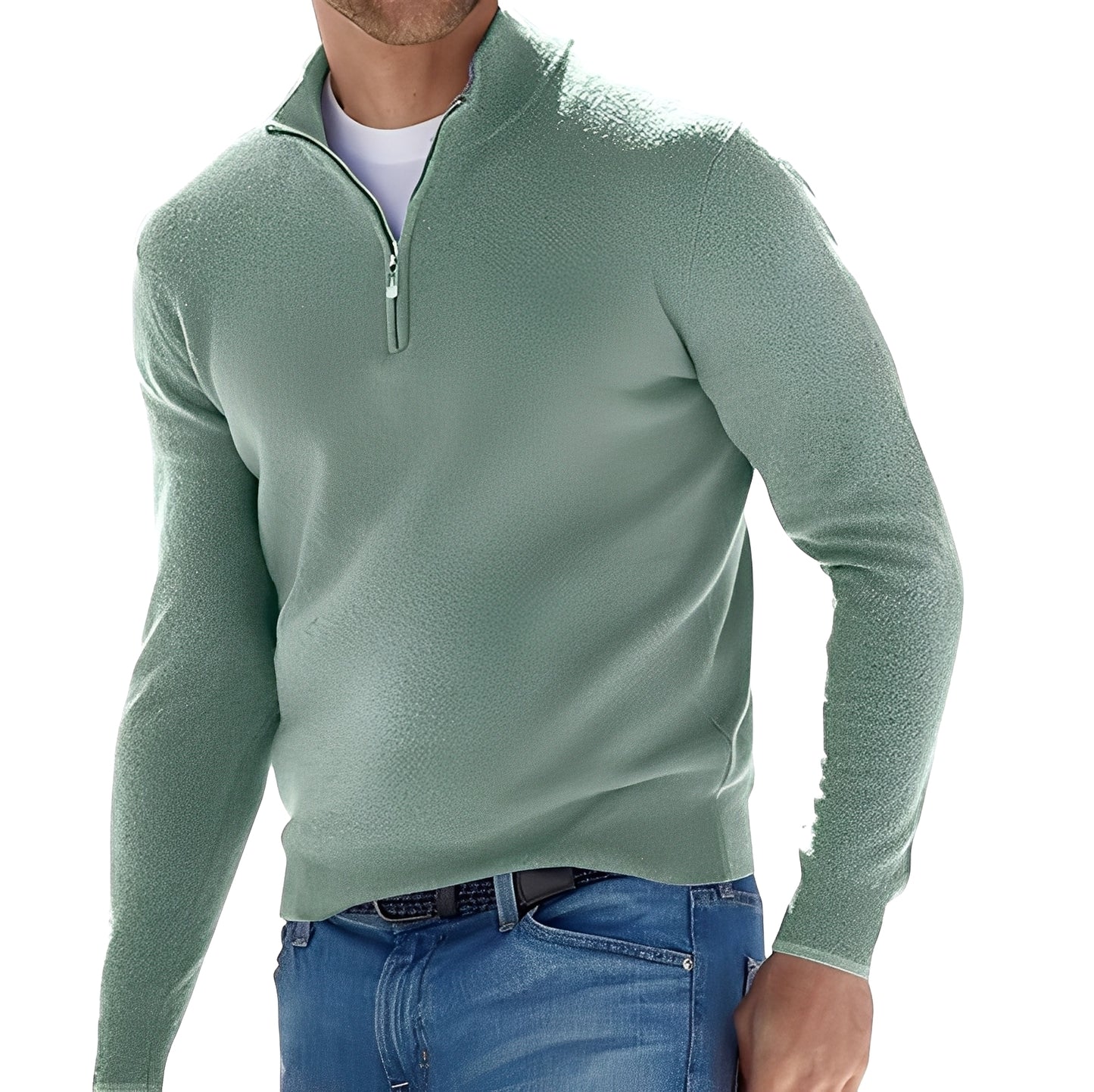 Zayne - Lässiger Sweater mit Reißverschluss für Herren