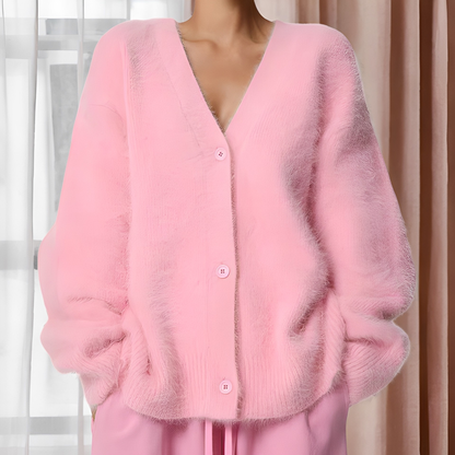 Emberly - Lässiger, locker sitzender Kaschmirpullover für Damen
