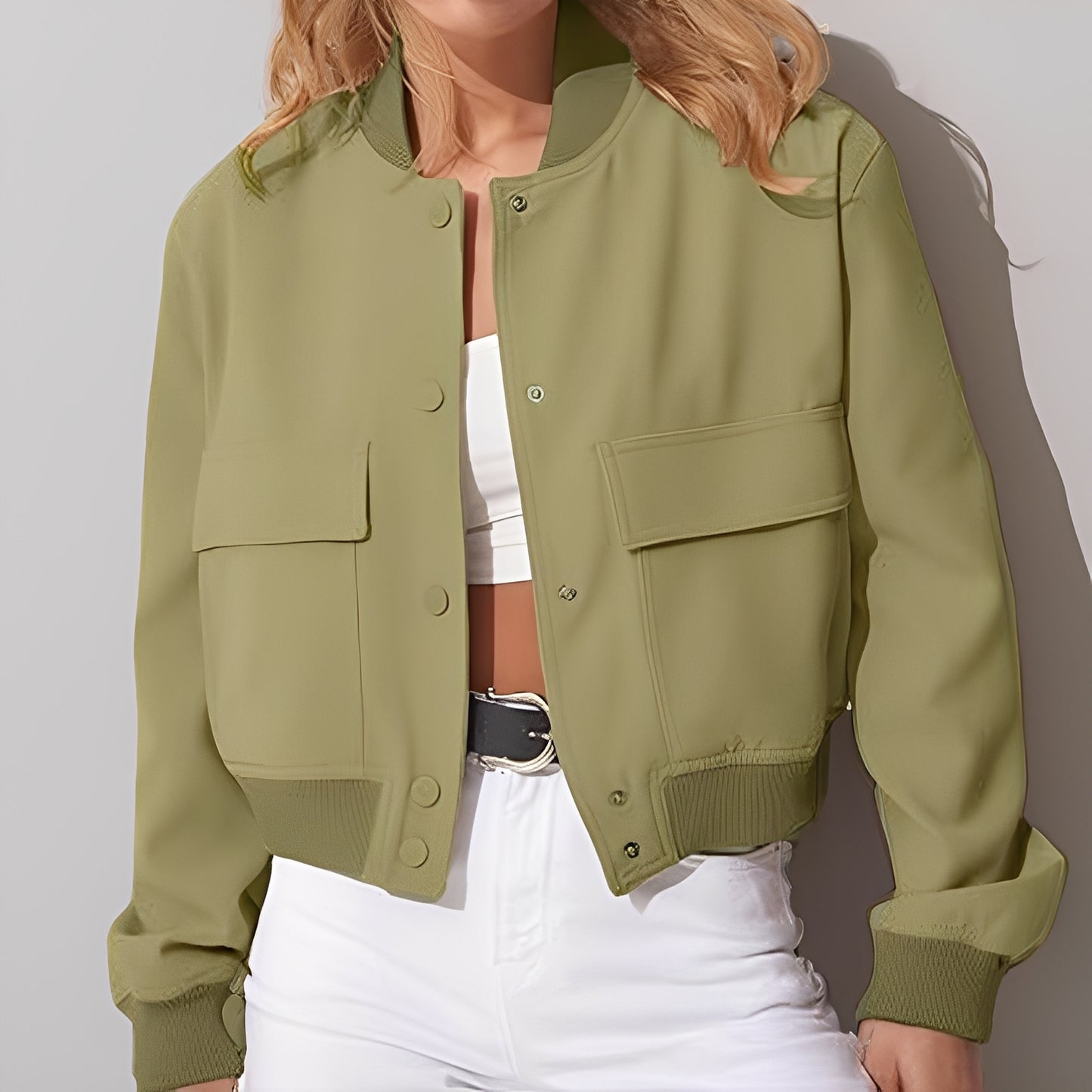 Marva - Lässige, lockere Jacke mit großen Taschen für Damen