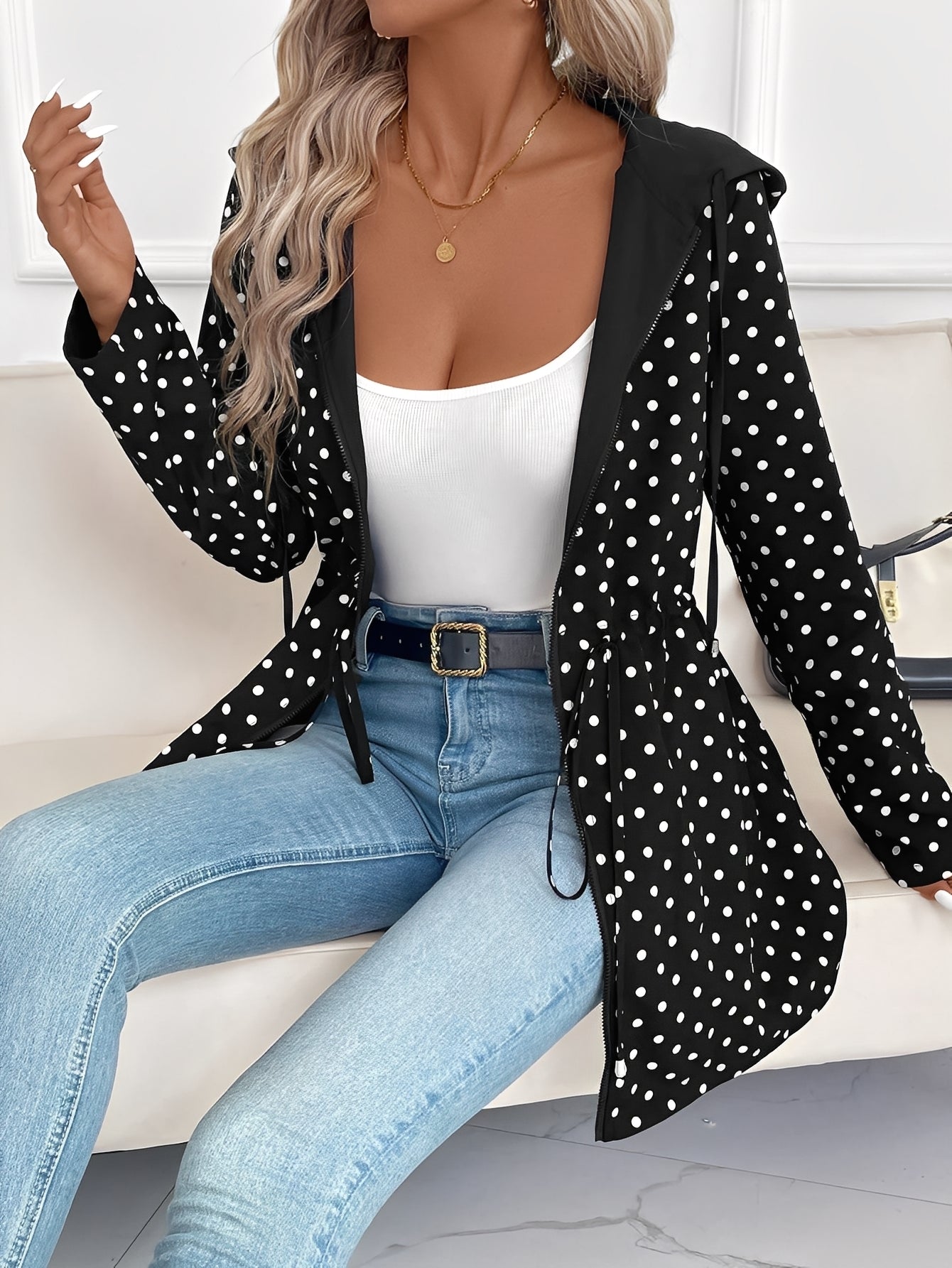 Jennelle - Stilvolle Wendejacke mit Kapuze für Damen