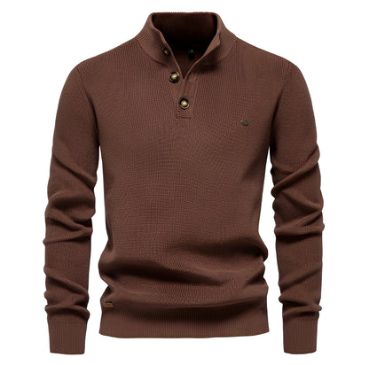 Royston - Lässiger Pullover mit Viertelreißverschluss für Herren