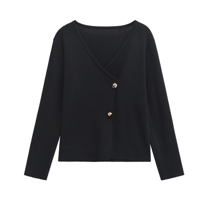 Helena - Stilvoller asymmetrischer Strickcardigan für Damen