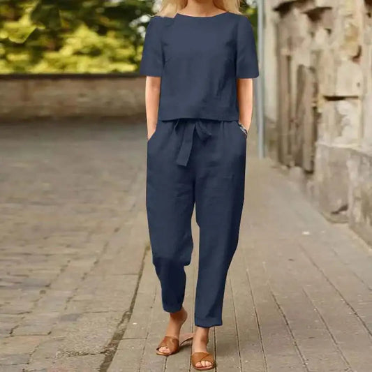 Romy – Modisches Jumpsuit-Set für entspannte Eleganz