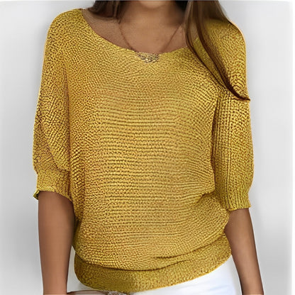 Kathleen - Bequemer, locker sitzender Pullover für Damen