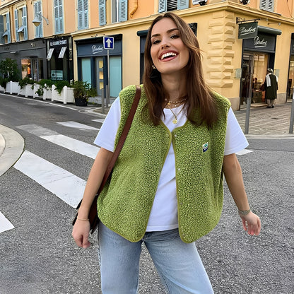 Vanessa - Lässige Fleeceweste für Damen