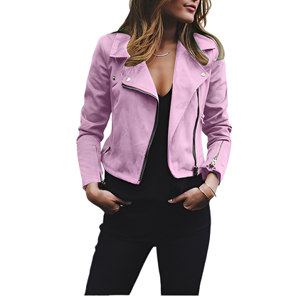 Euphemia - Stilvolle kurze Jacke mit Reverskragen für Damen