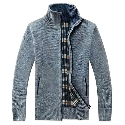 Malinda - Stilvoller Cardigan mit weichem Fleecefutter für Herren