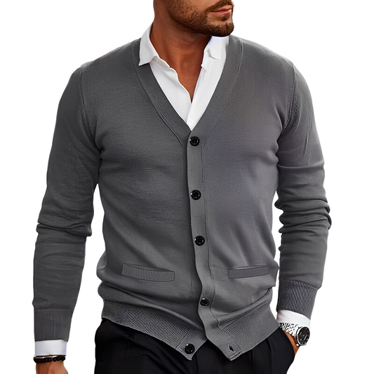 Terrell - Lässige Strickjacke mit Taschen für Herren