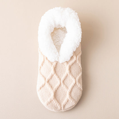 Shyanne - Warme, kurze, flauschige Hausschuhe für Damen