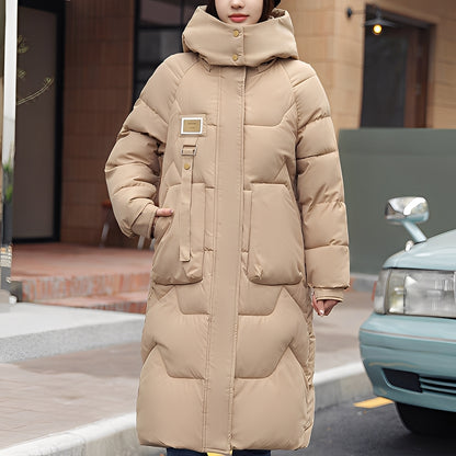 Rexanne - Stilvolle lange Kapuzenjacke für Damen