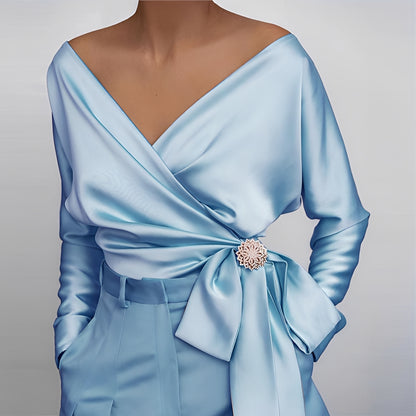 Evalyn - Elegante Seidenbluse für Damen